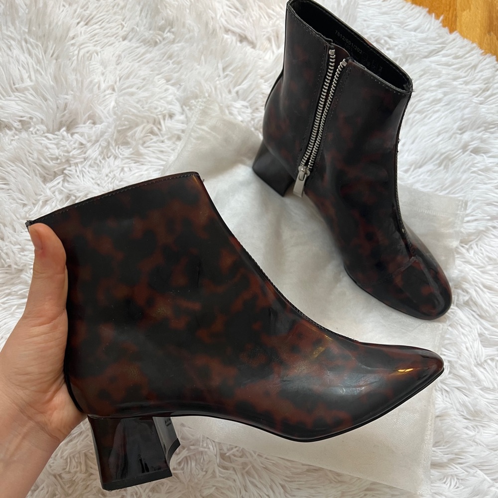 ZARA Tortoise Shell Boots - WORN ONCE